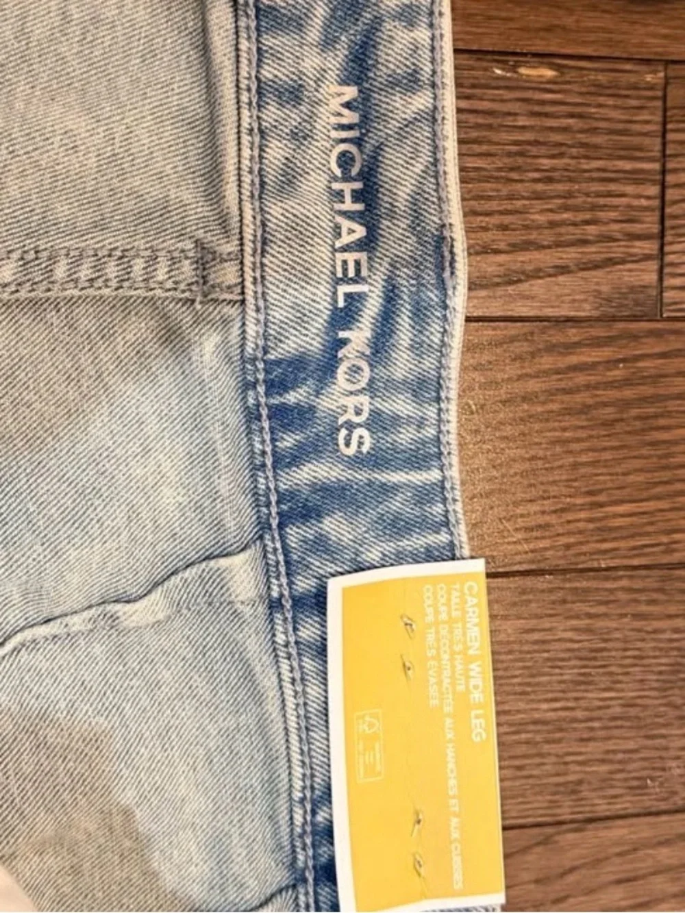 Michael Kors Light Wash Flare Jeans
